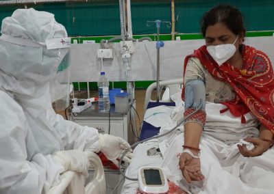 Covid-19-Hilfe in Indien